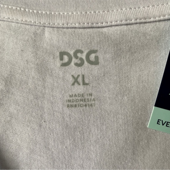 DSG center front cinched v-neck tank top women's XL pure white dolman sleeves - Picture 8 of 10